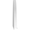 Ekena Millwork Segment Arch 3 Spoke Architectural Grade PVC Pediment, 76"W x 20"H x 2"P PEDPS076X200SEG03 - alternate 3